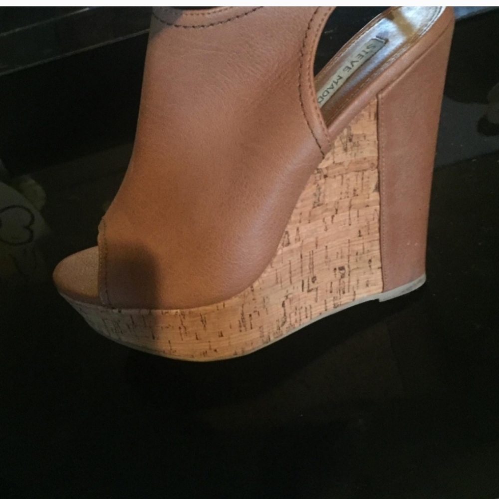 Steve Madden wedge sandals.
